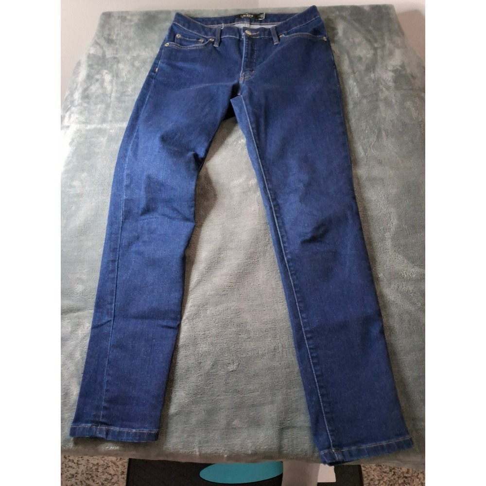 Lauren Ralph Lauren Womens Skinny Jeans Dark Wash Blue Denim Size 4